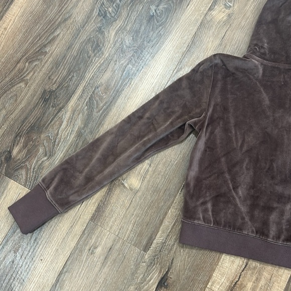 Aerie NWT cropped style jacket zip up jacket brown with pockets 78% cotton - Picture 13 of 15